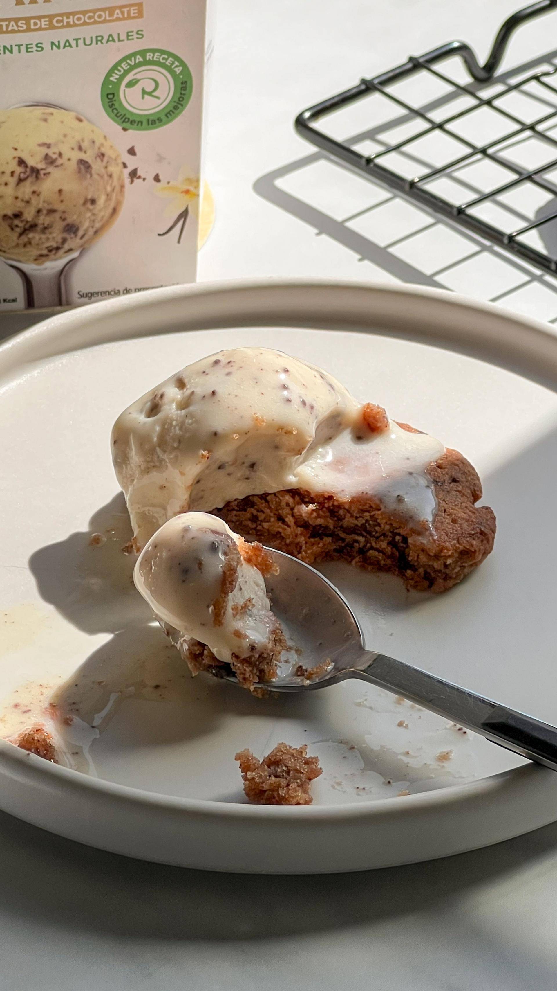 Galletas con helado - Receta EASY FRY & GRILL 2 in 1 MECHANICAL | Moulinex