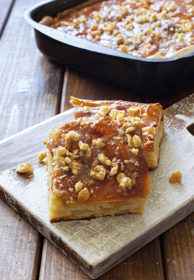 Pastel de manzana, nueces y avena sin gluten - Receta Perfectmix + | Moulinex