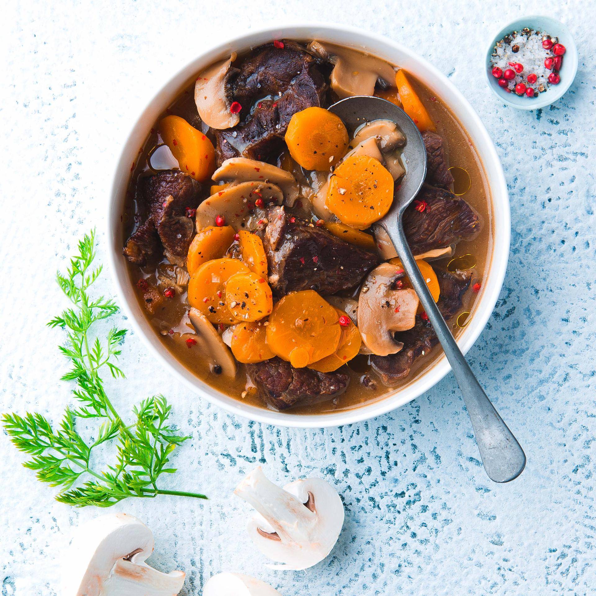 Ternera tierna con zanahorias - Receta Cookeo | Moulinex