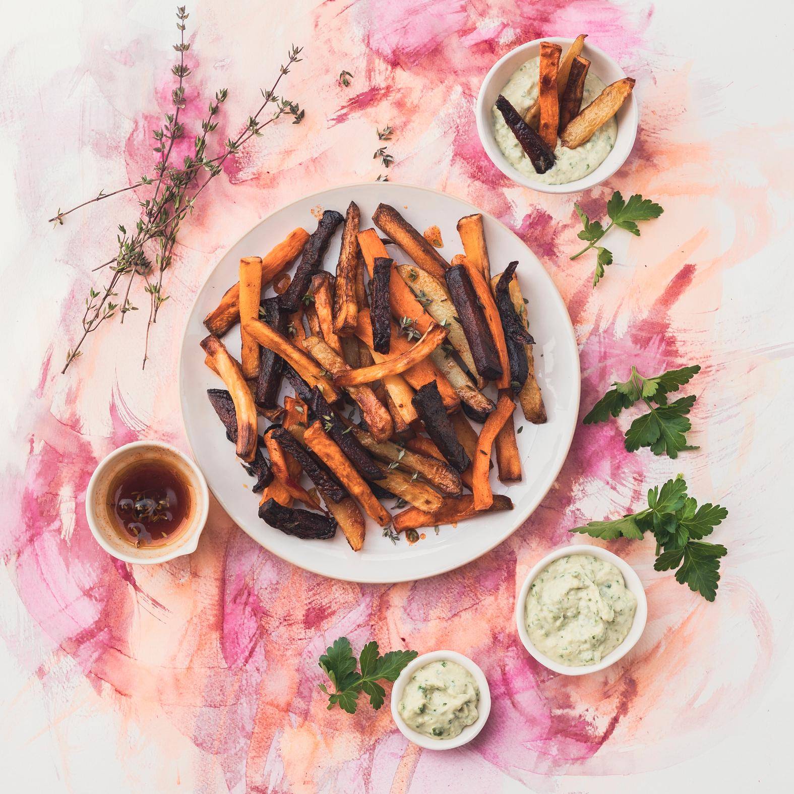Patatas fritas de verduras - Receta undefined | Moulinex