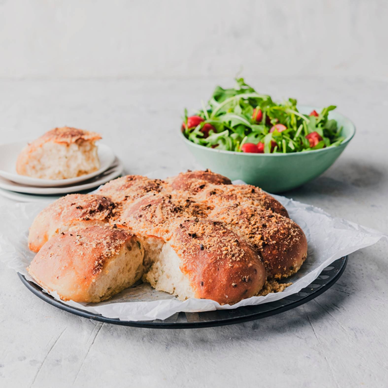 Pan de ajo - Receta Easy Fry Max | Moulinex