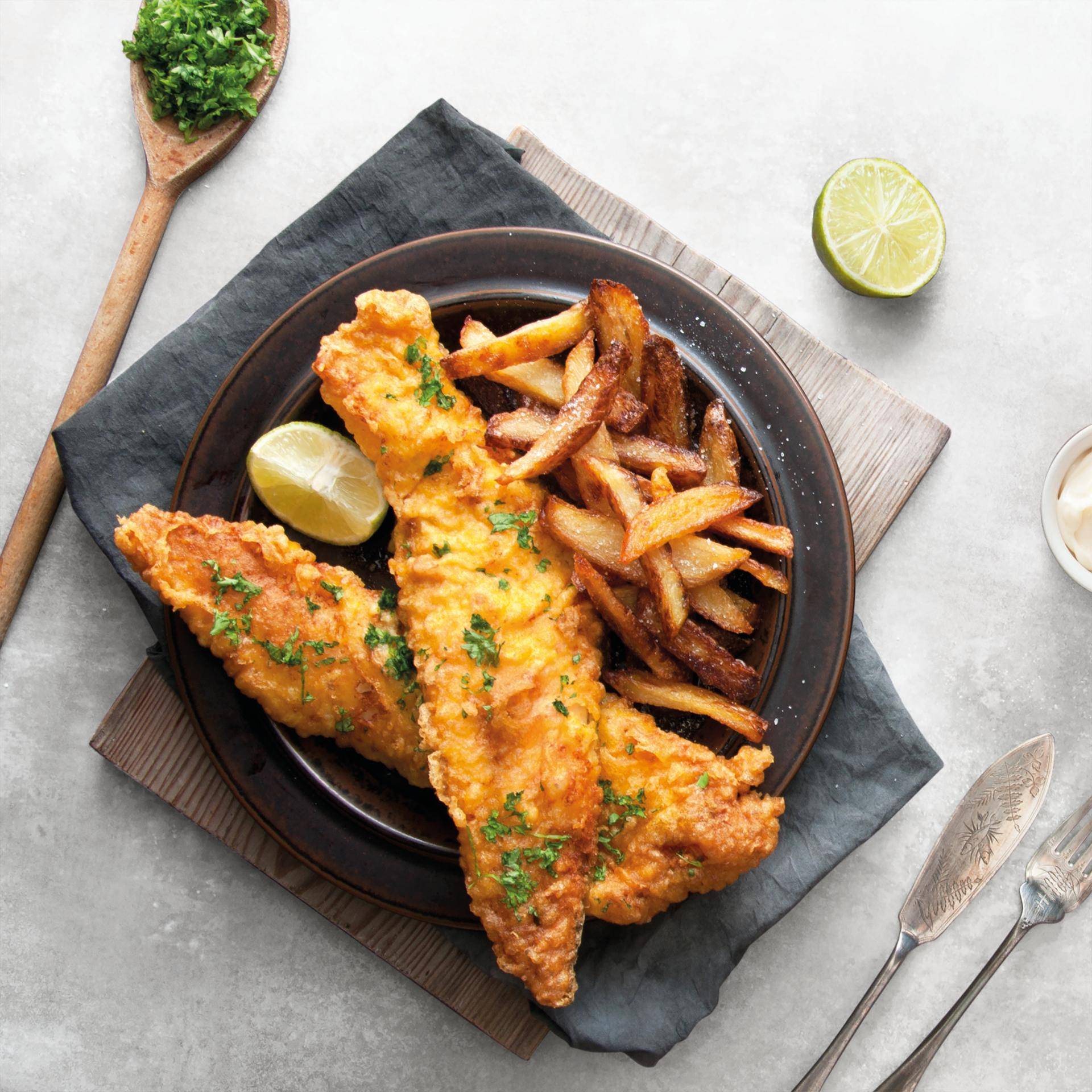 Pescado con patatas fritas - Receta DUAL EASY FRY XXL | Moulinex