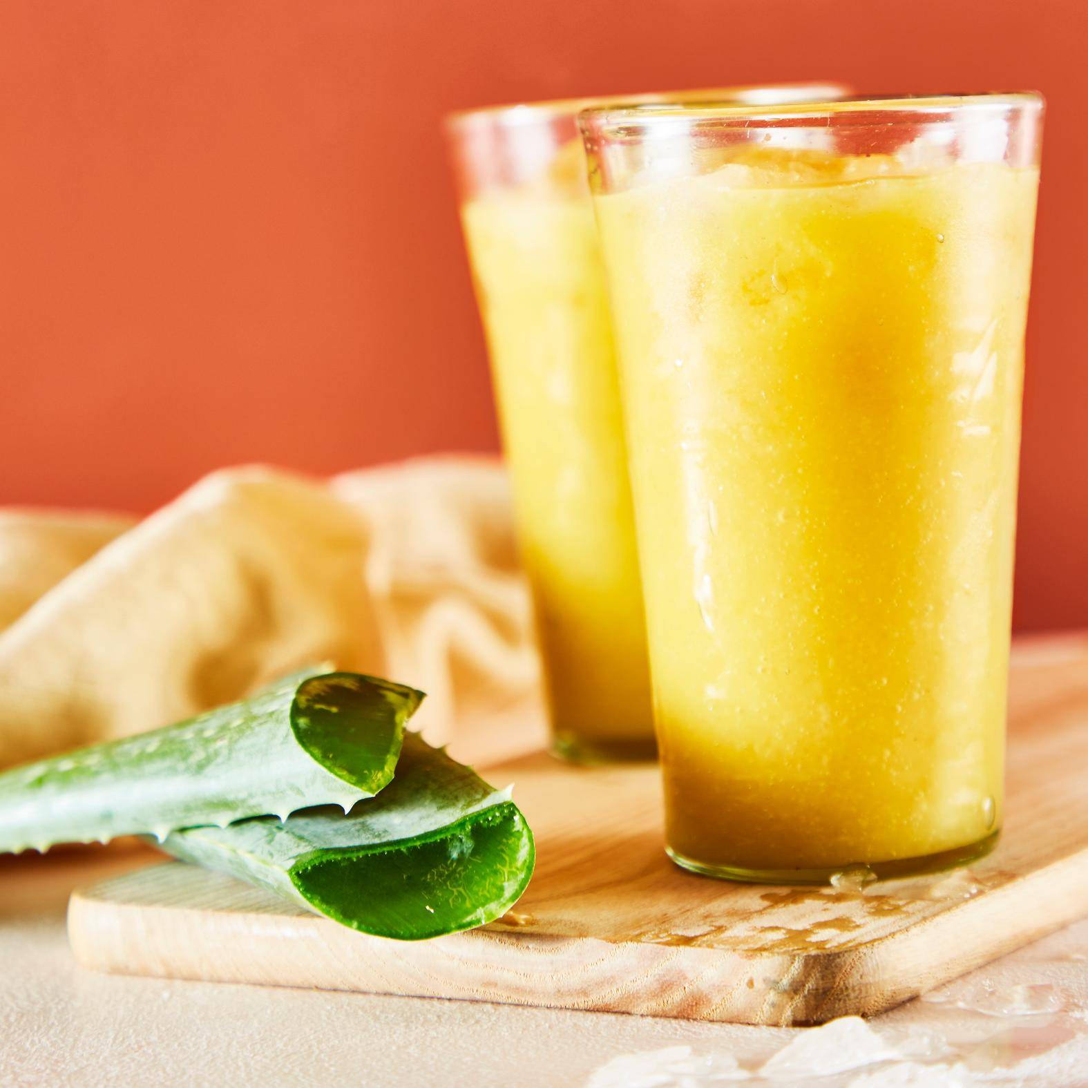 Batido de fruta tropical con Aloe vera - Receta Click&Cook | Moulinex