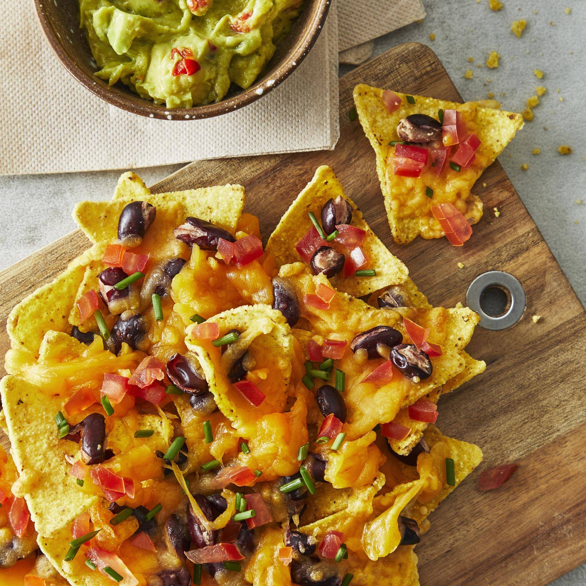 Nachos completos - Receta Crisp&Go 4P | Moulinex
