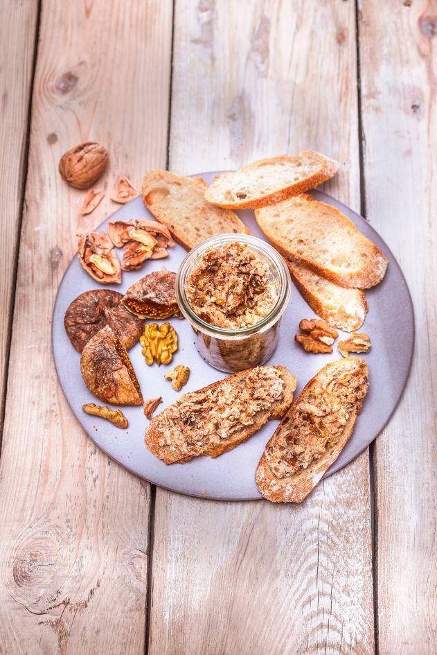 Crema para untar de higos, nueces y queso de cabra - Receta Perfectmix + | Moulinex