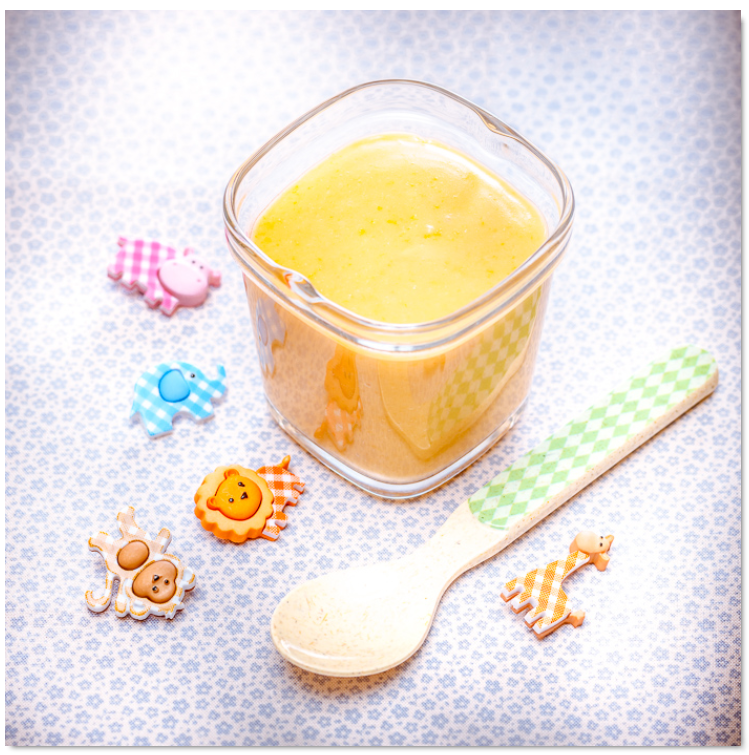 Crema de arroz y albaricoque para bebé - Receta Companion | Moulinex