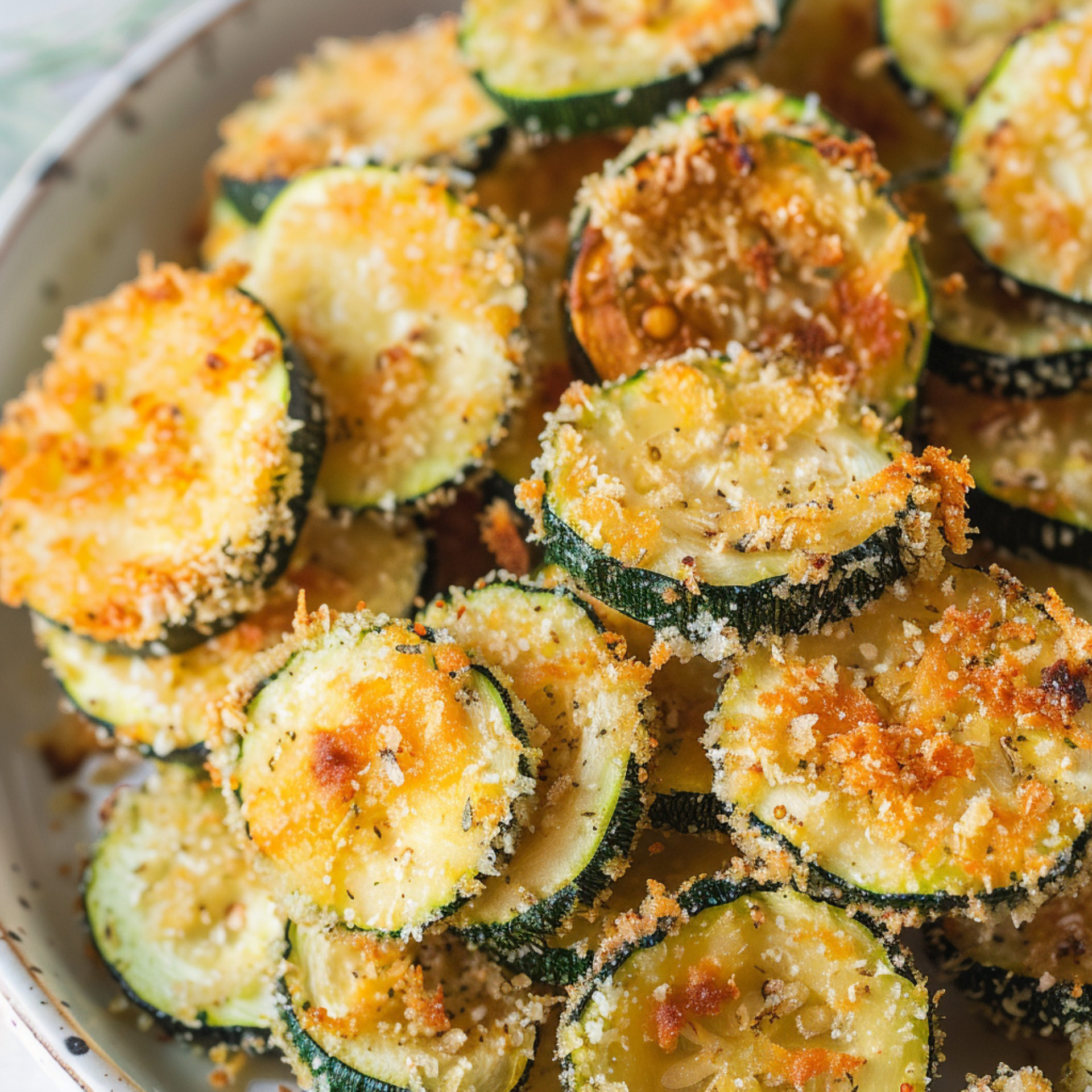 Chips de calabacín empanado - Receta Crisp&Go 3P | Moulinex