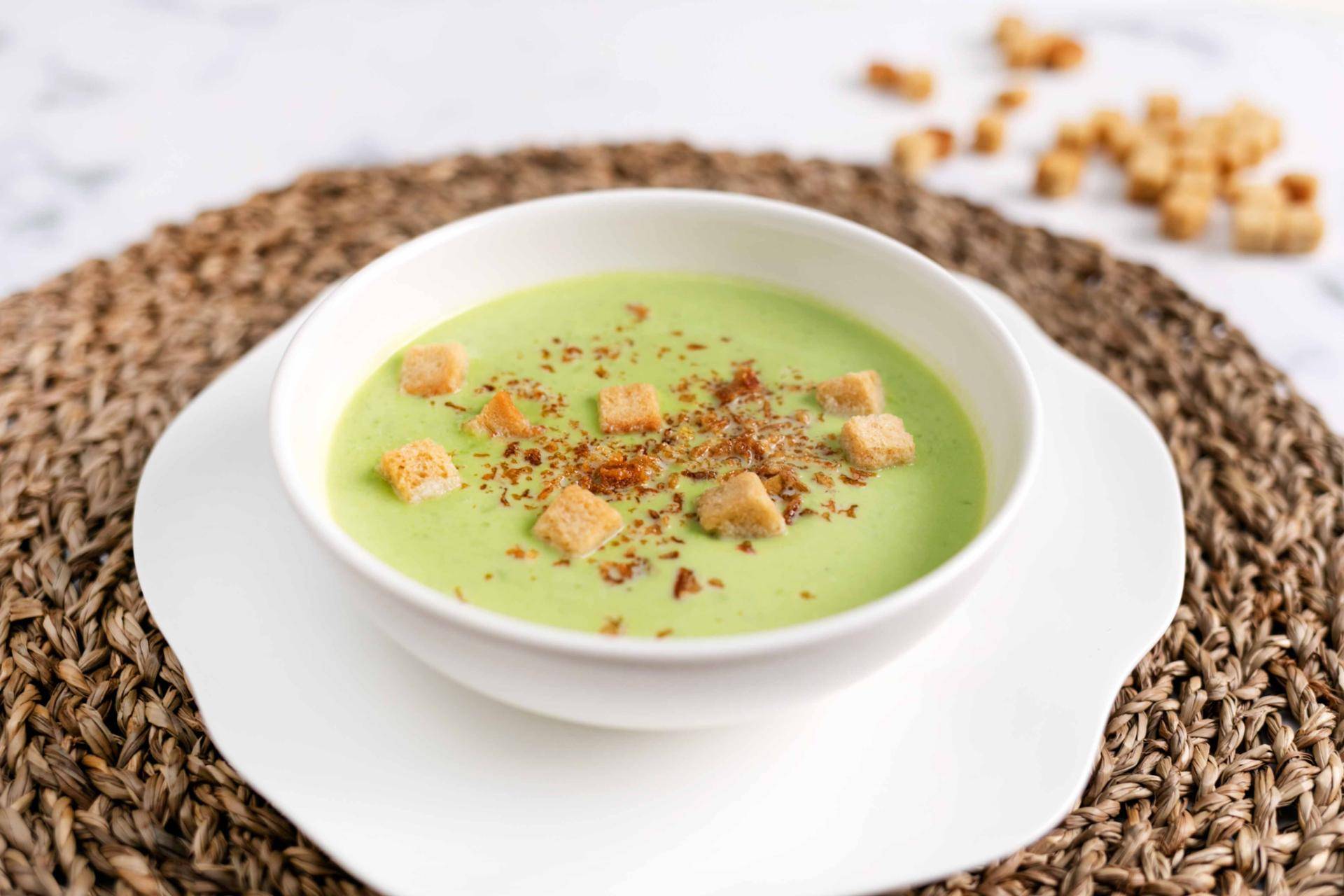 Crema de guisantes con cebolla - Receta Companion | Moulinex