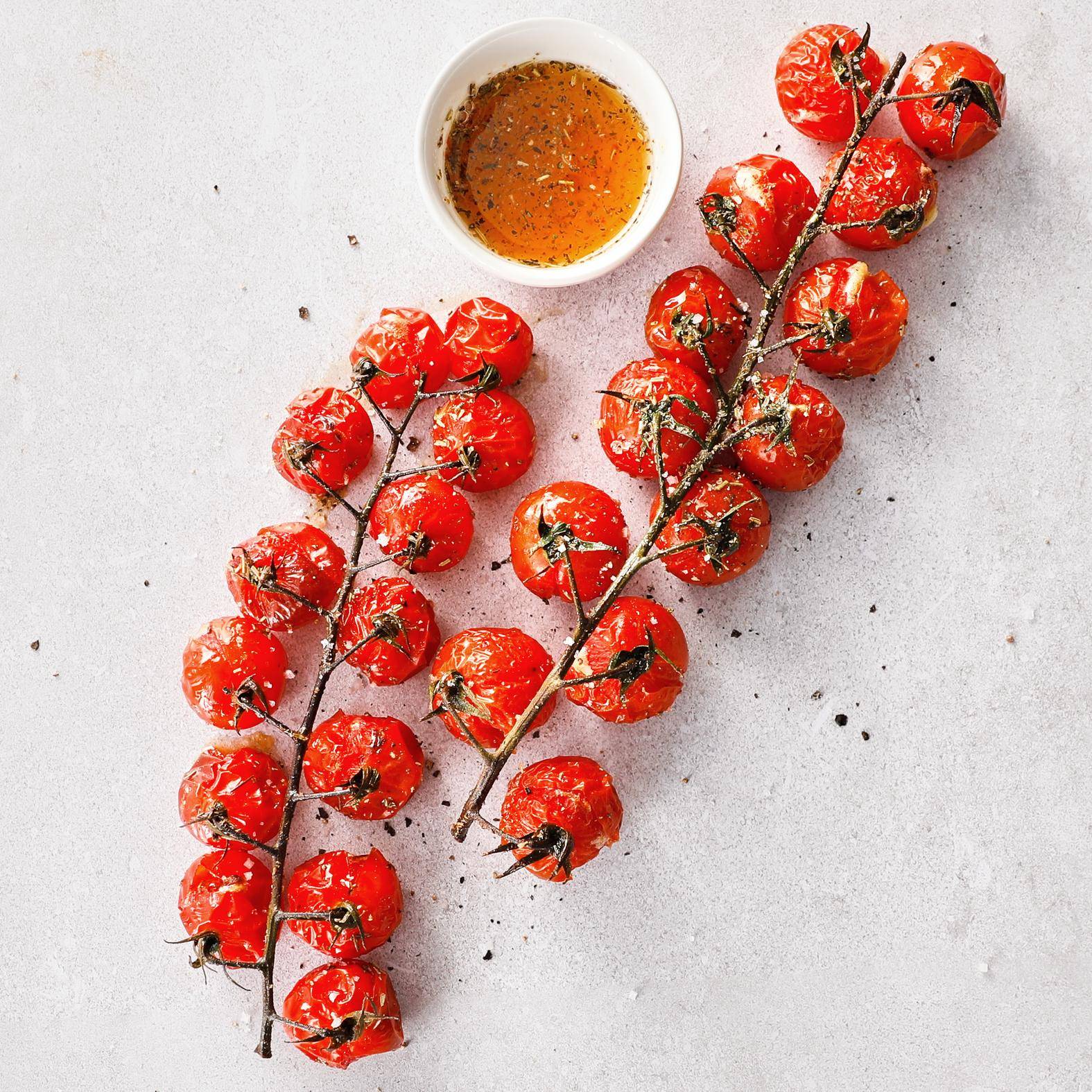 Tomates cherry asados - Receta Easy Fry Max | Moulinex
