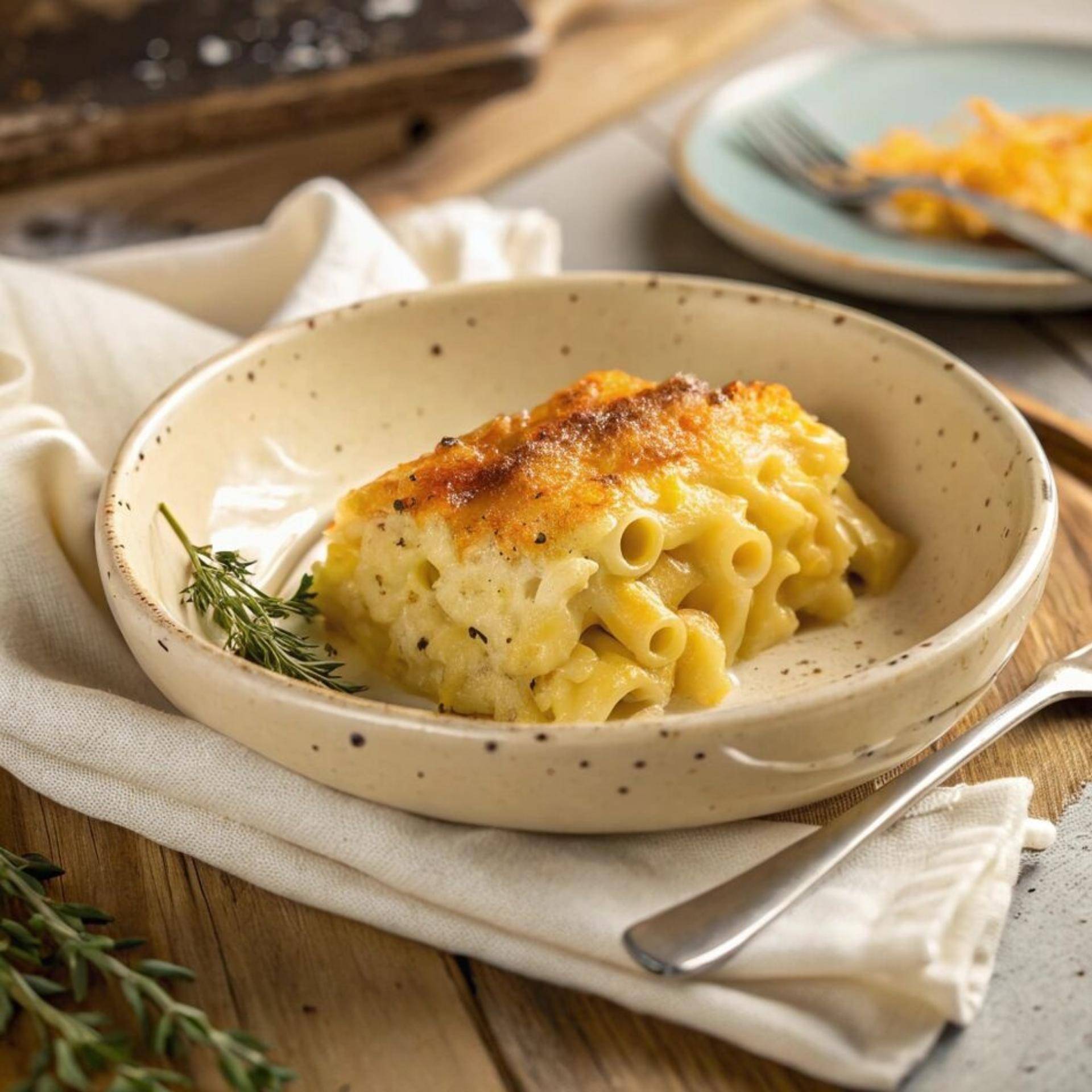 Macarrones con queso y cebolla caramelizada - Receta Companion Connect | Moulinex