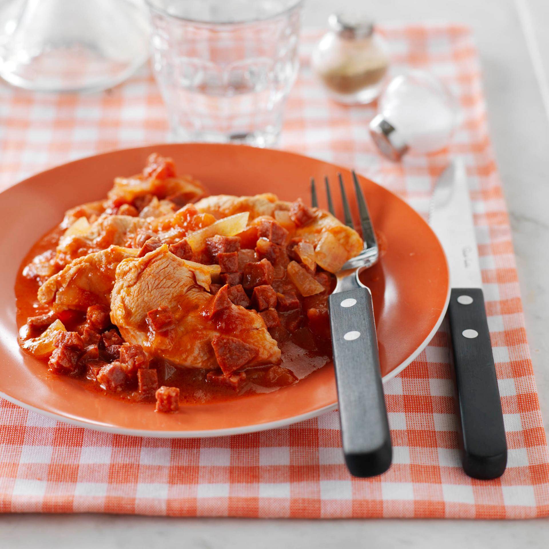 Pavo con chorizo - Receta Companion Connect XL | Moulinex