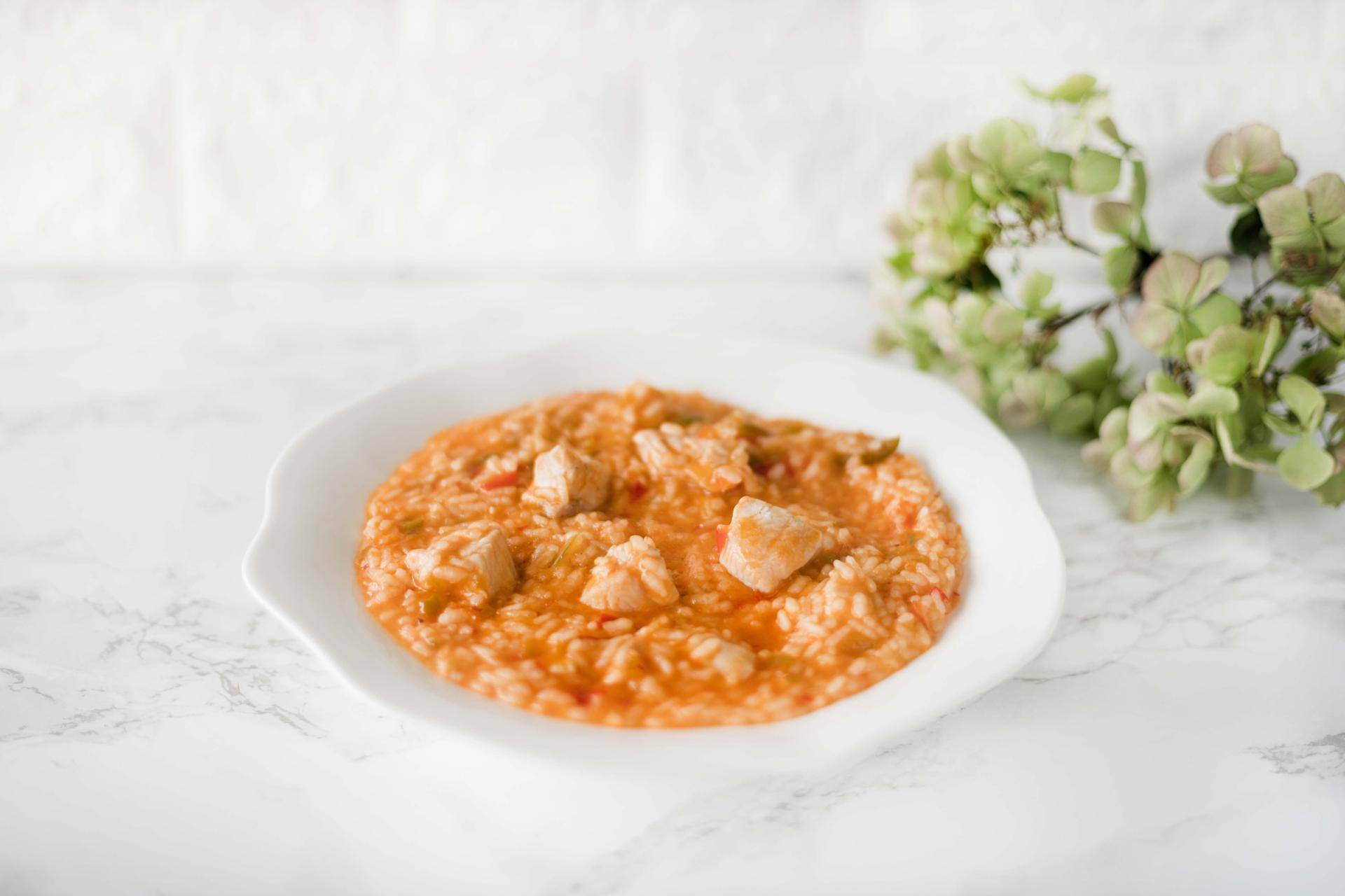 Arroz con pollo y verduras - Receta Click&Cook | Moulinex