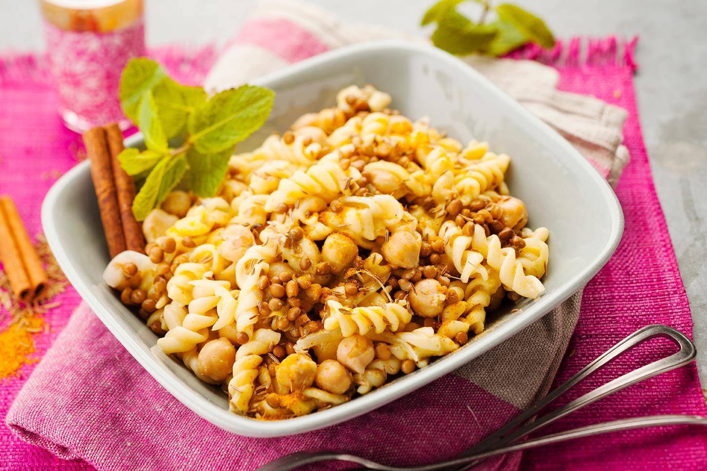 Pasta «One pot» estilo indio - Receta Cookeo | Moulinex