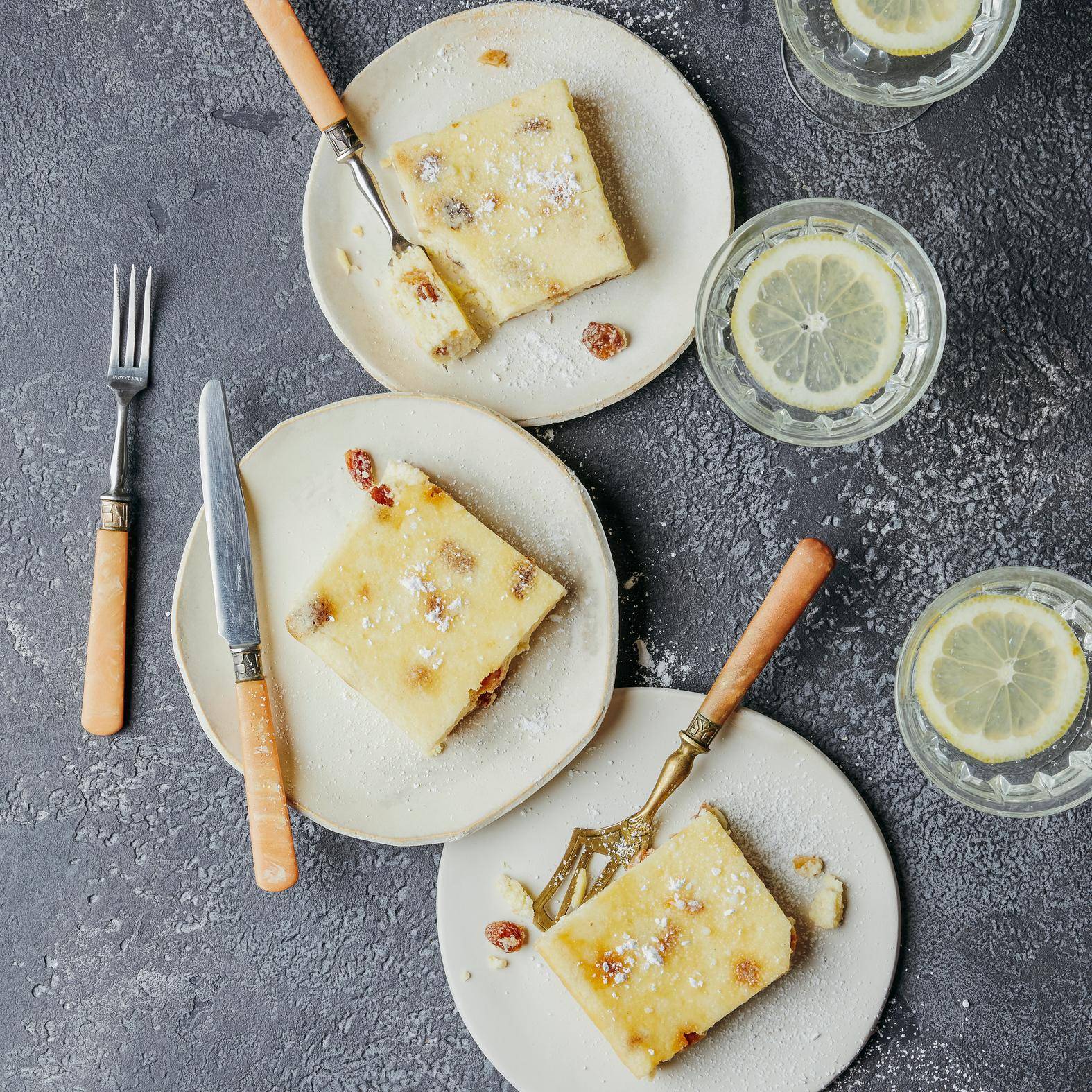 *Russian cheesecake with dried fruits - Receta OptiGrill 2in1 XL | Moulinex