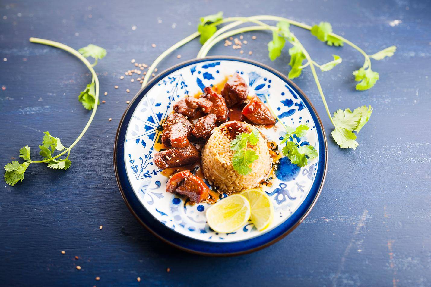 Arroz con ternera y miel - Receta Cookeo | Moulinex