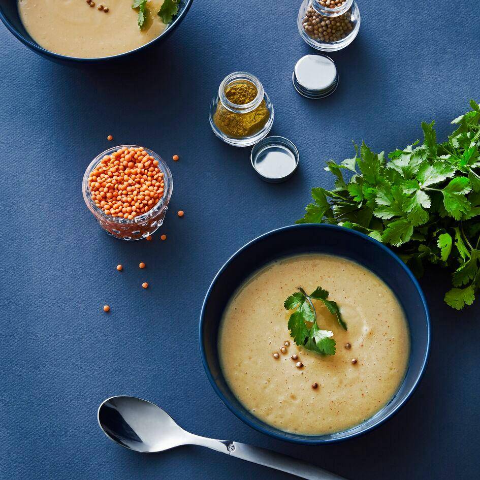 Crema de lentejas rojas al curry - Receta Perfectmix Cook | Moulinex