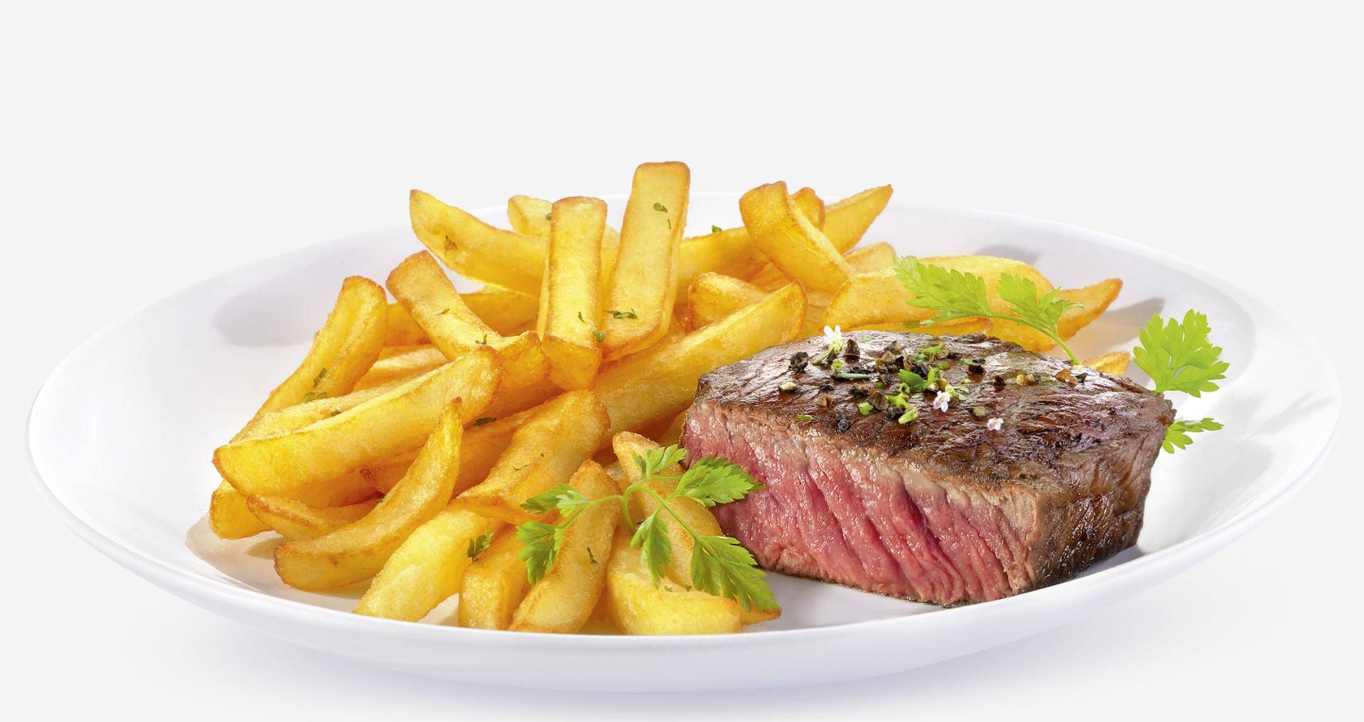 Filete con patatas a la francesa - Receta EASY FRY & GRILL 2 in 1 MECHANICAL | Moulinex