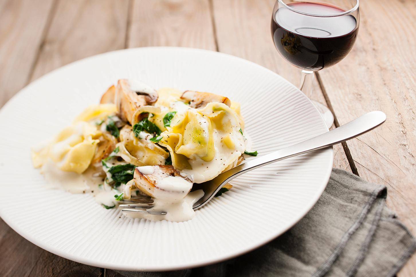 Tortellini con espinacas - Receta Cookeo | Moulinex