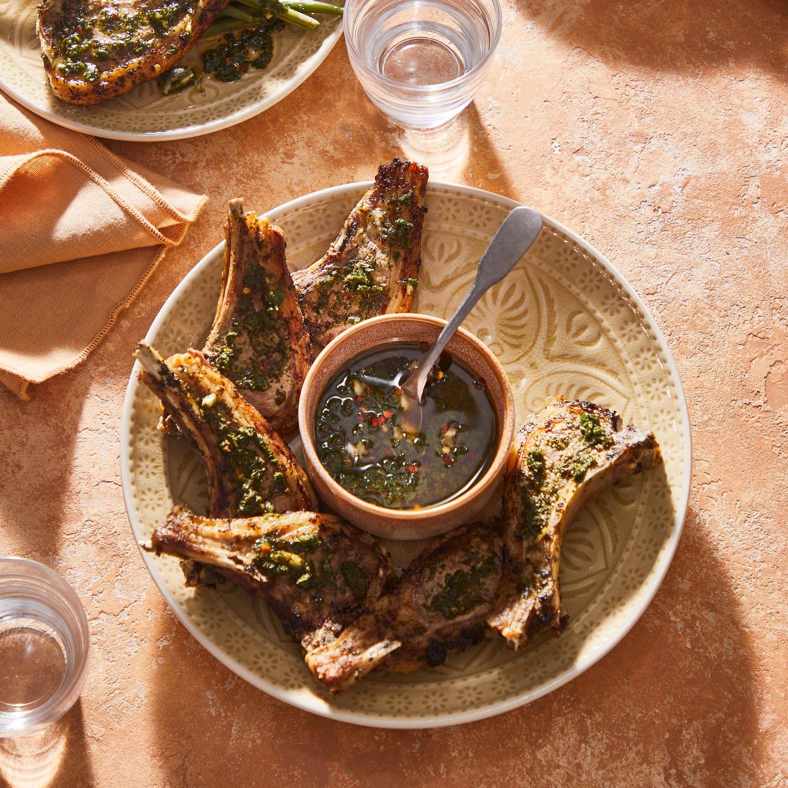 Chuletas de cordero Chermoula - Receta Dual EasyFry&Grill | Moulinex