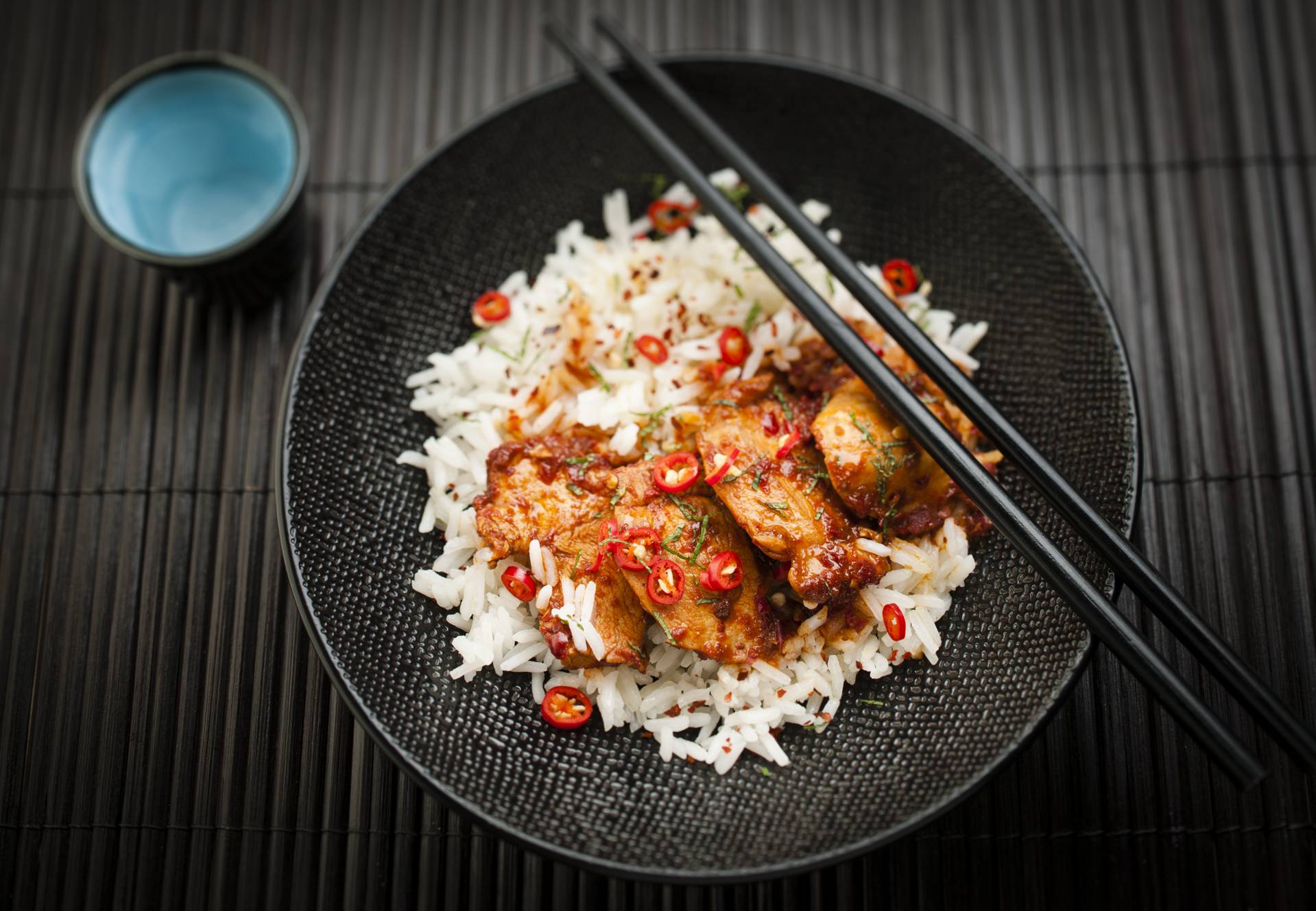 Pollo y arroz a la tailandesa - Receta Cookeo | Moulinex