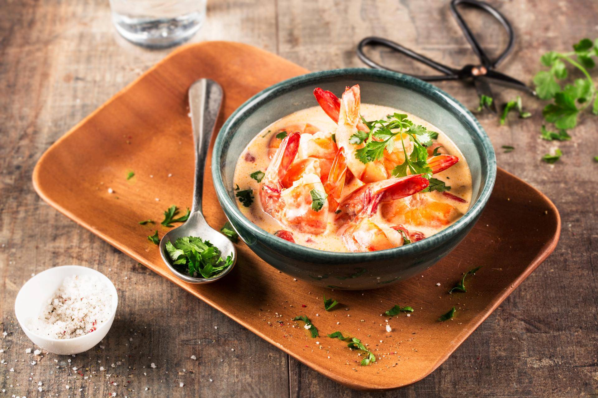 Gambas al cilantro - Receta Cookeo | Moulinex