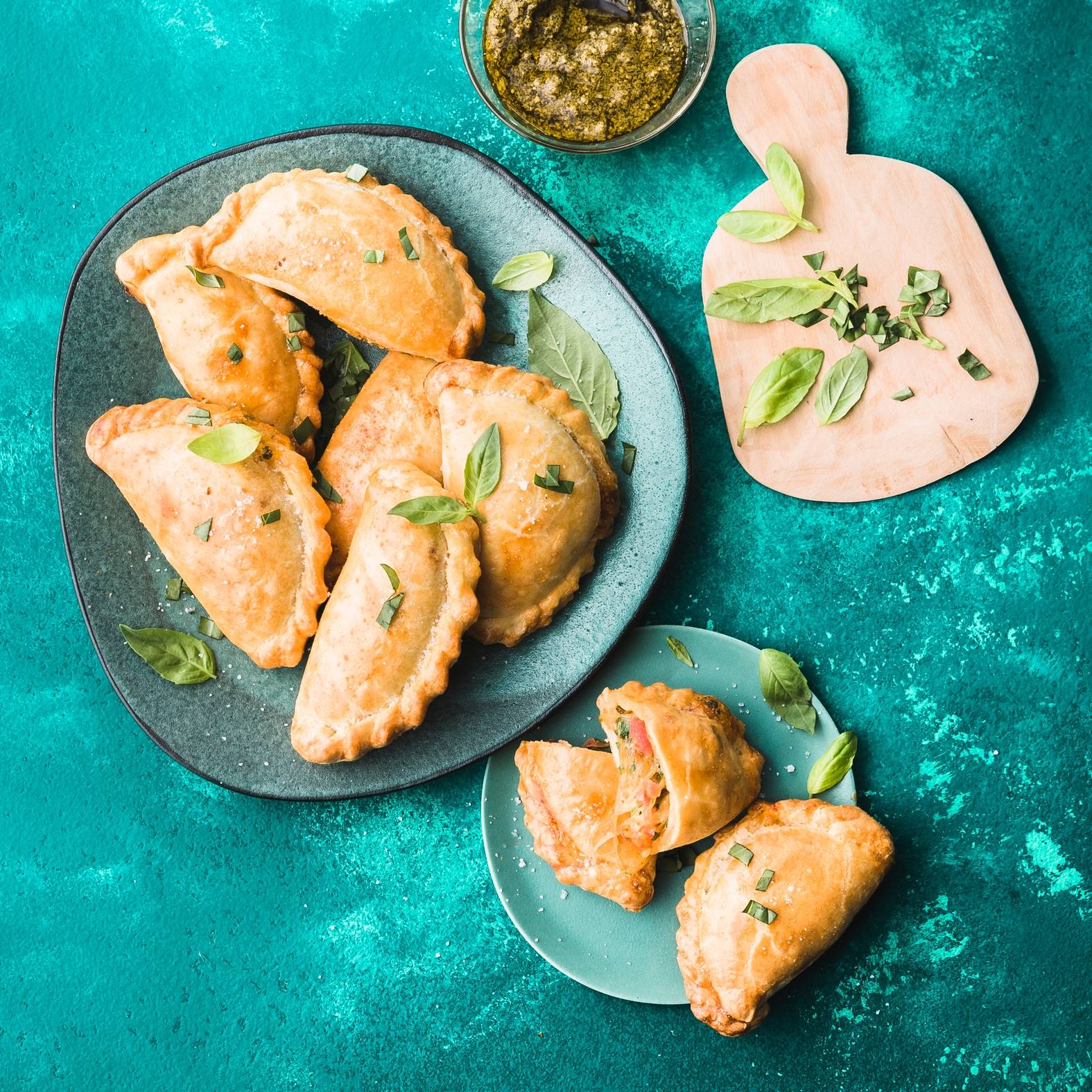 Empanadas de mozzarella - Receta Companion | Moulinex