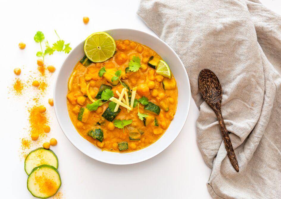 Curry de garbanzos vegano - Receta Perfectmix Cook | Moulinex