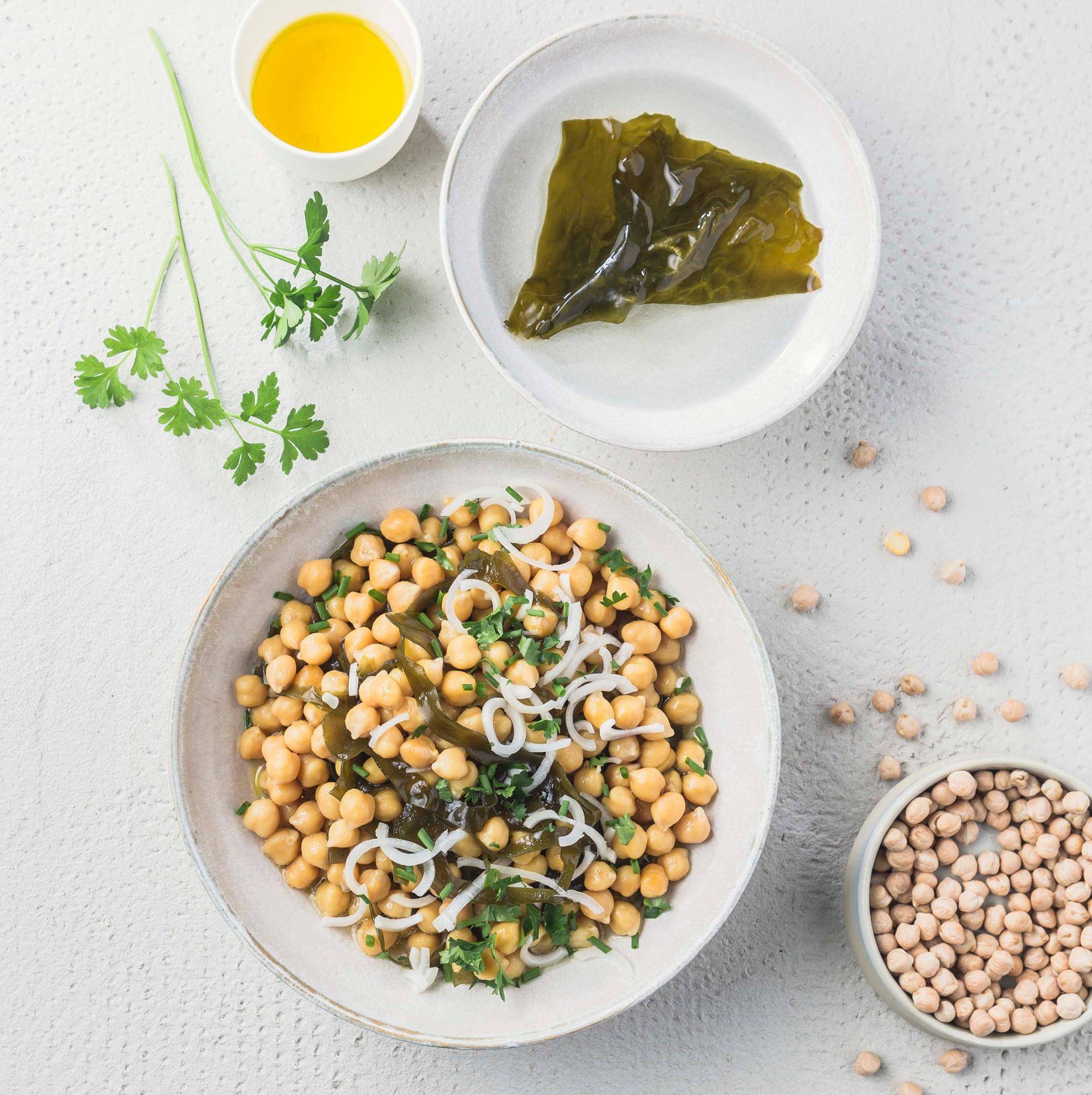 Garbanzos con alga kombu - Receta Cookeo | Moulinex
