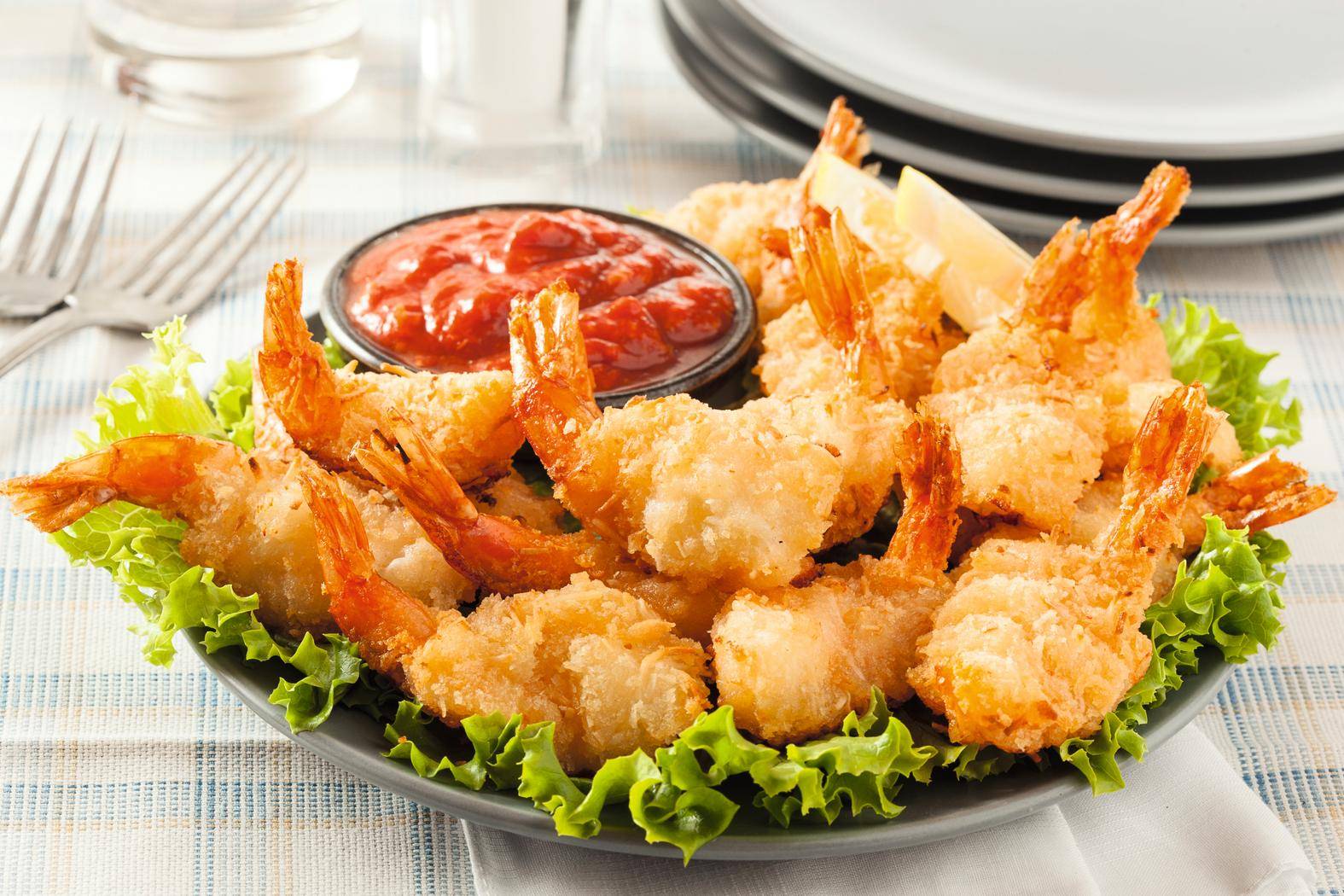 Gambas rebozadas en salsa agridulce - Receta Easy Fry XL Surface | Moulinex