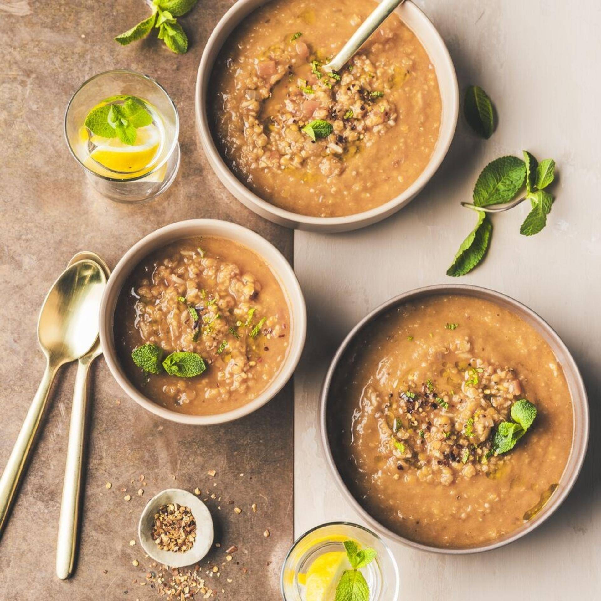 Sopa de boniato y lentejas rojas - Receta Blendforce Cook | Moulinex