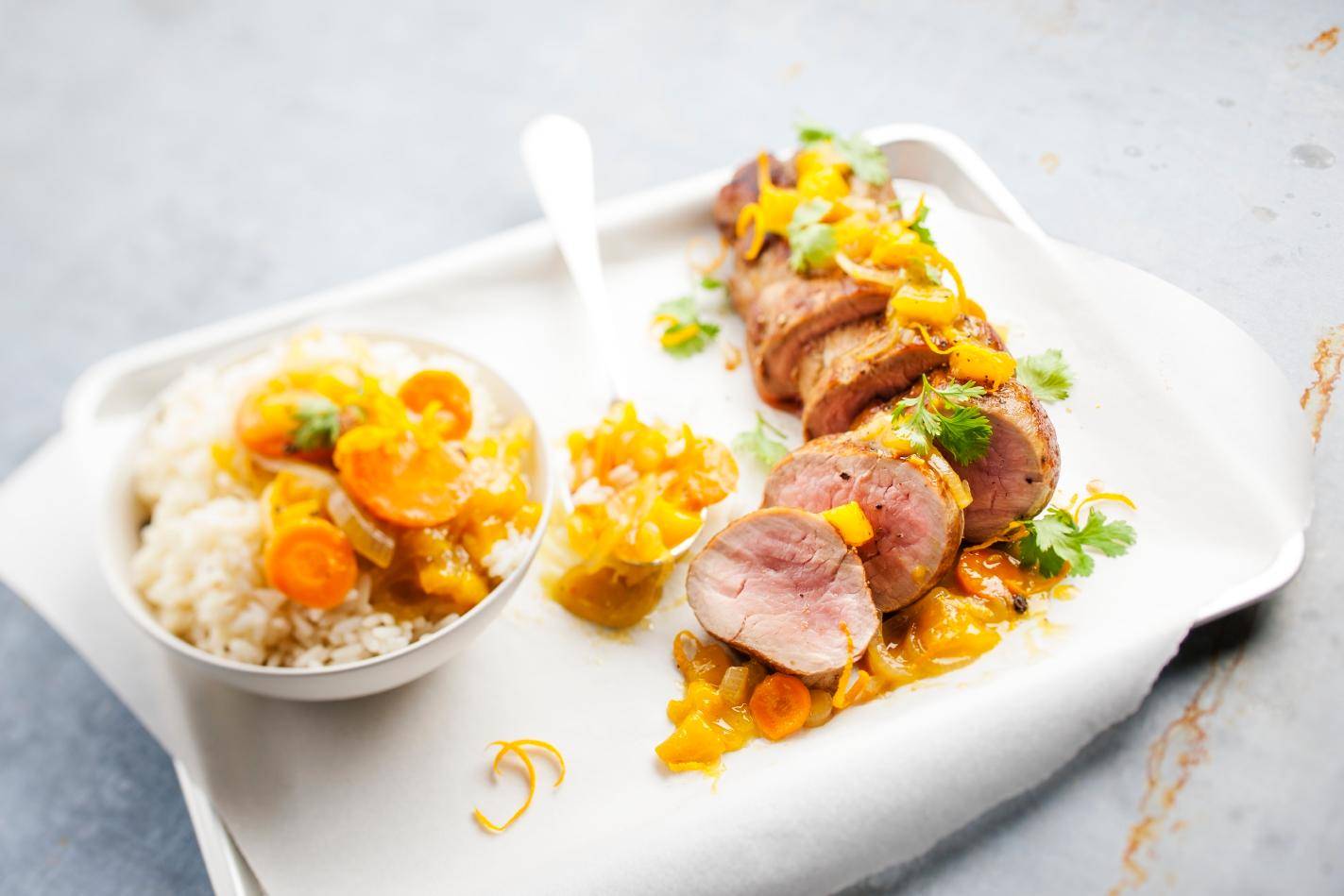 Solomillo con papaya - Receta Cookeo | Moulinex