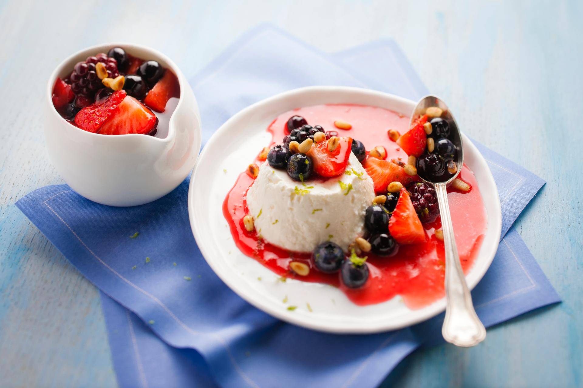 Queso con frutos rojos - Receta Cookeo | Moulinex