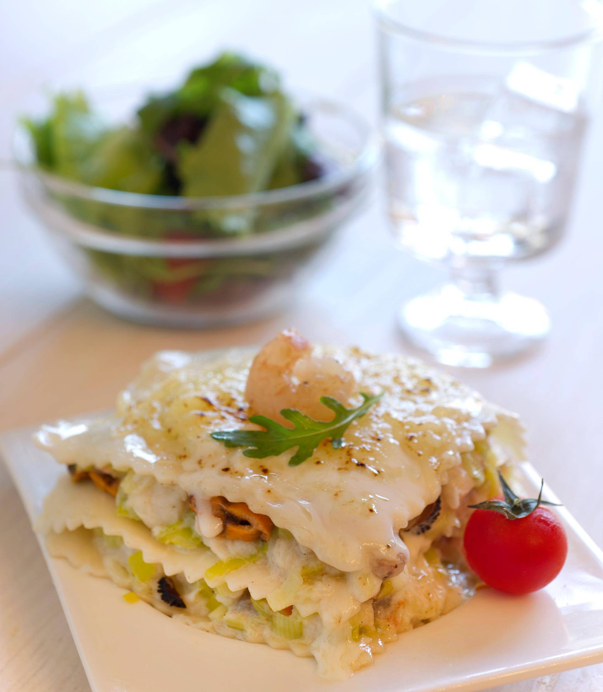 Lasaña de marisco - Receta Companion | Moulinex