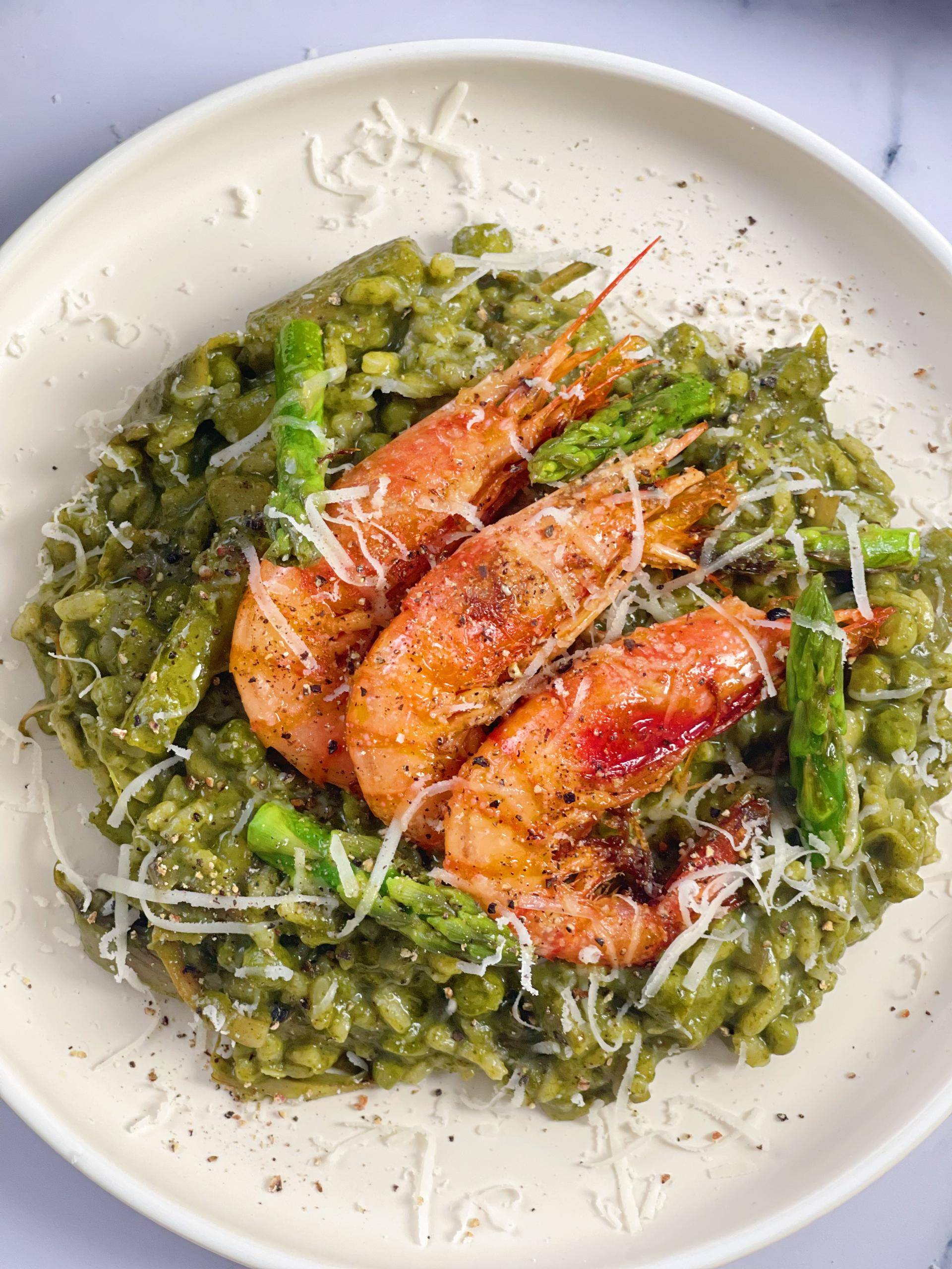 Risotto verde con gambas Realfooding - Receta Blendforce, Mini Blender | Moulinex