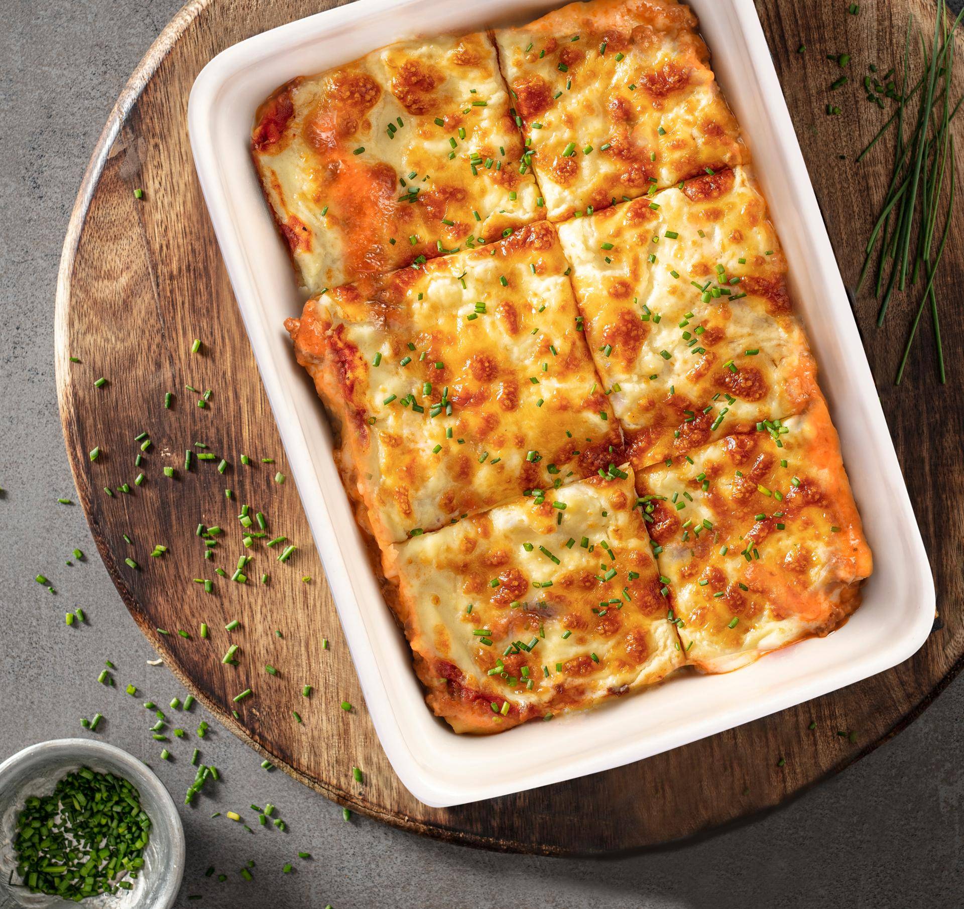 Lasaña a la boloñesa - Receta Easy Fry Mega | Moulinex