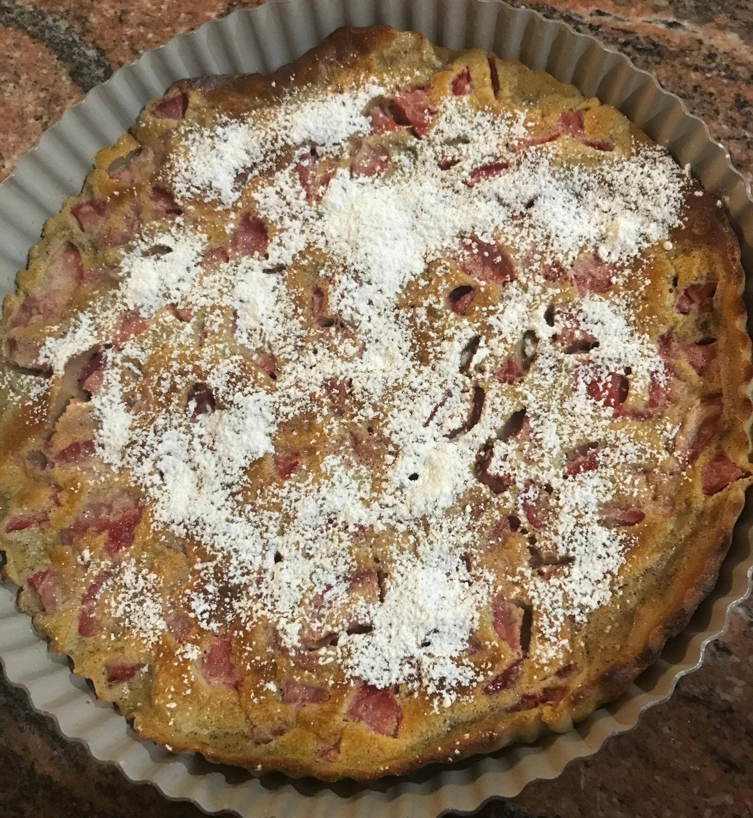 Torta ligera con fresones - Receta Companion Connect | Moulinex