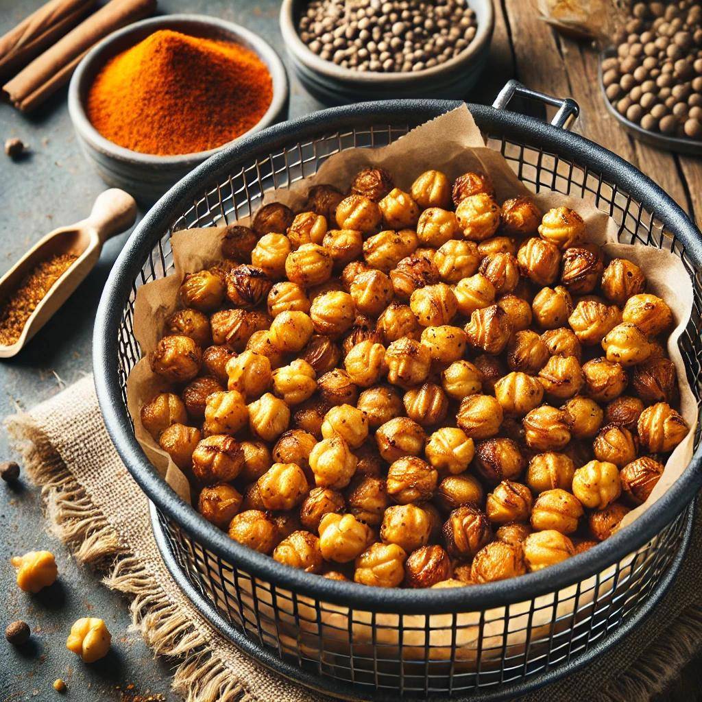 Snack de garbanzos saludables - Receta EASY FRY & GRILL 2 in 1 MECHANICAL | Moulinex