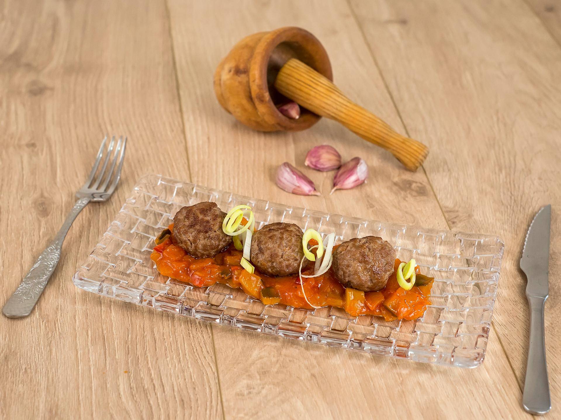 Albóndigas con pisto - Receta Cookeo | Moulinex