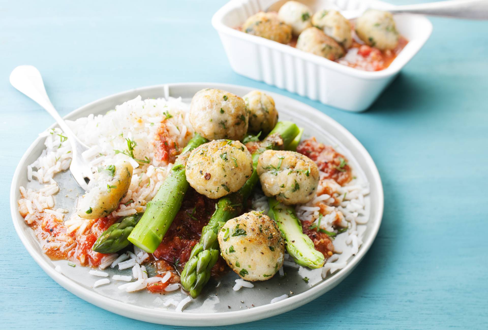 Tajín bacalao espárragos - Receta Cookeo | Moulinex