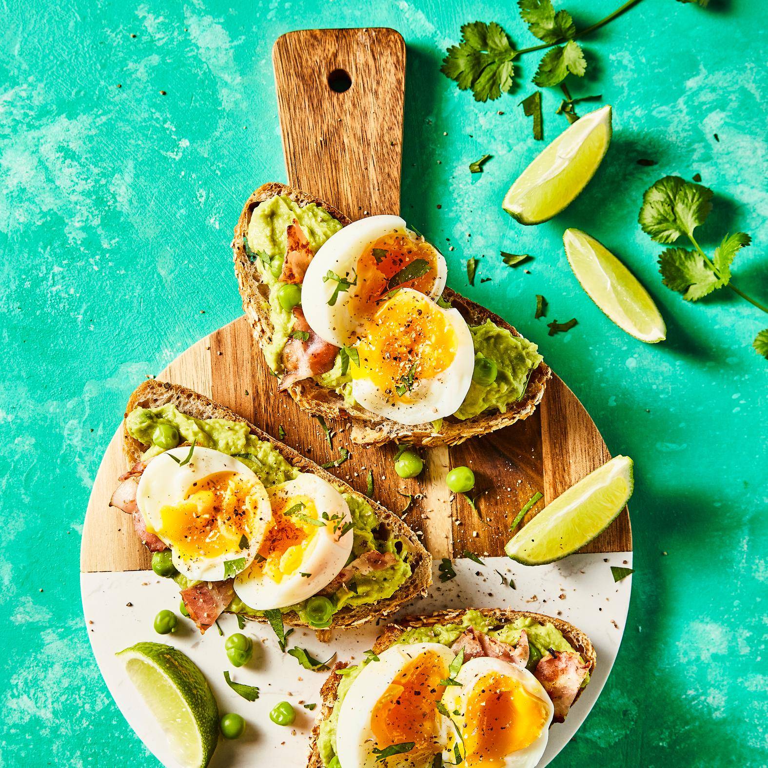 Tostada de aguacate con guisantes - Receta Perfectmix + | Moulinex