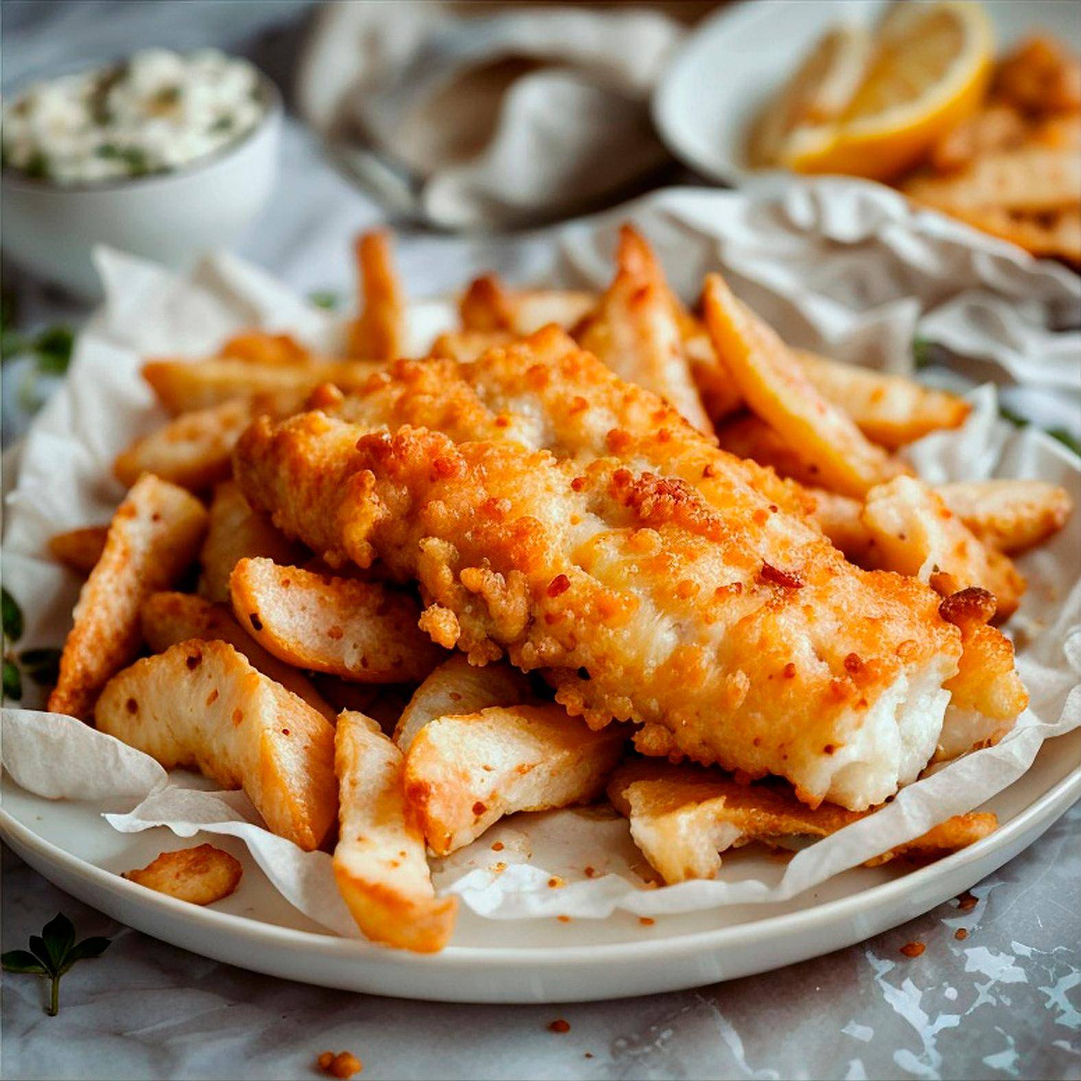 Pescado con patatas fritas - Receta Easy Fry Compact | Moulinex