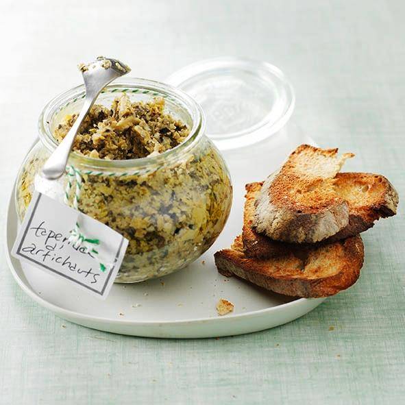 Tapenade de alcachofas - Receta Click&Cook | Moulinex