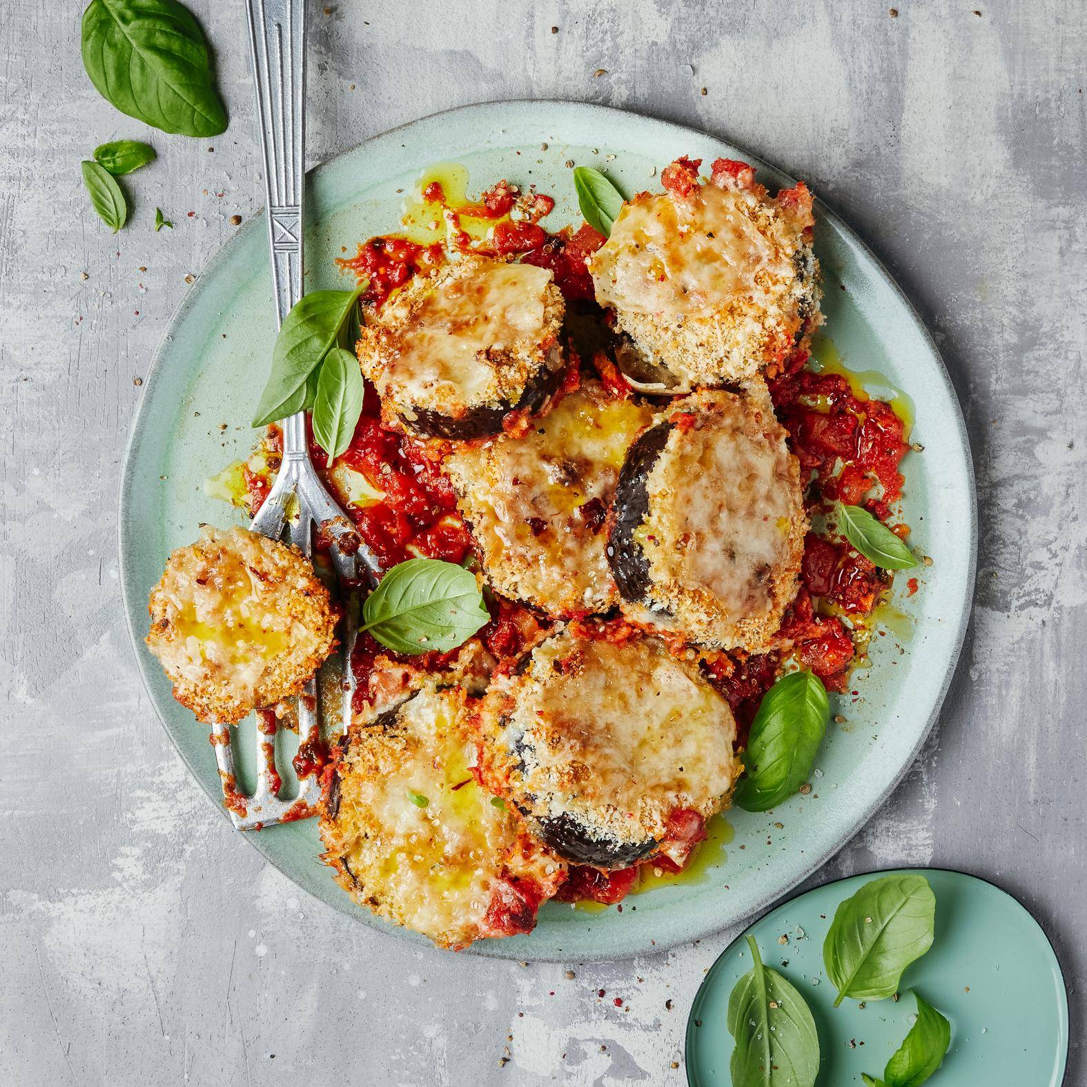 Berenjena crujiente a la parmesana - Receta OptiGrill 2in1 XL | Moulinex