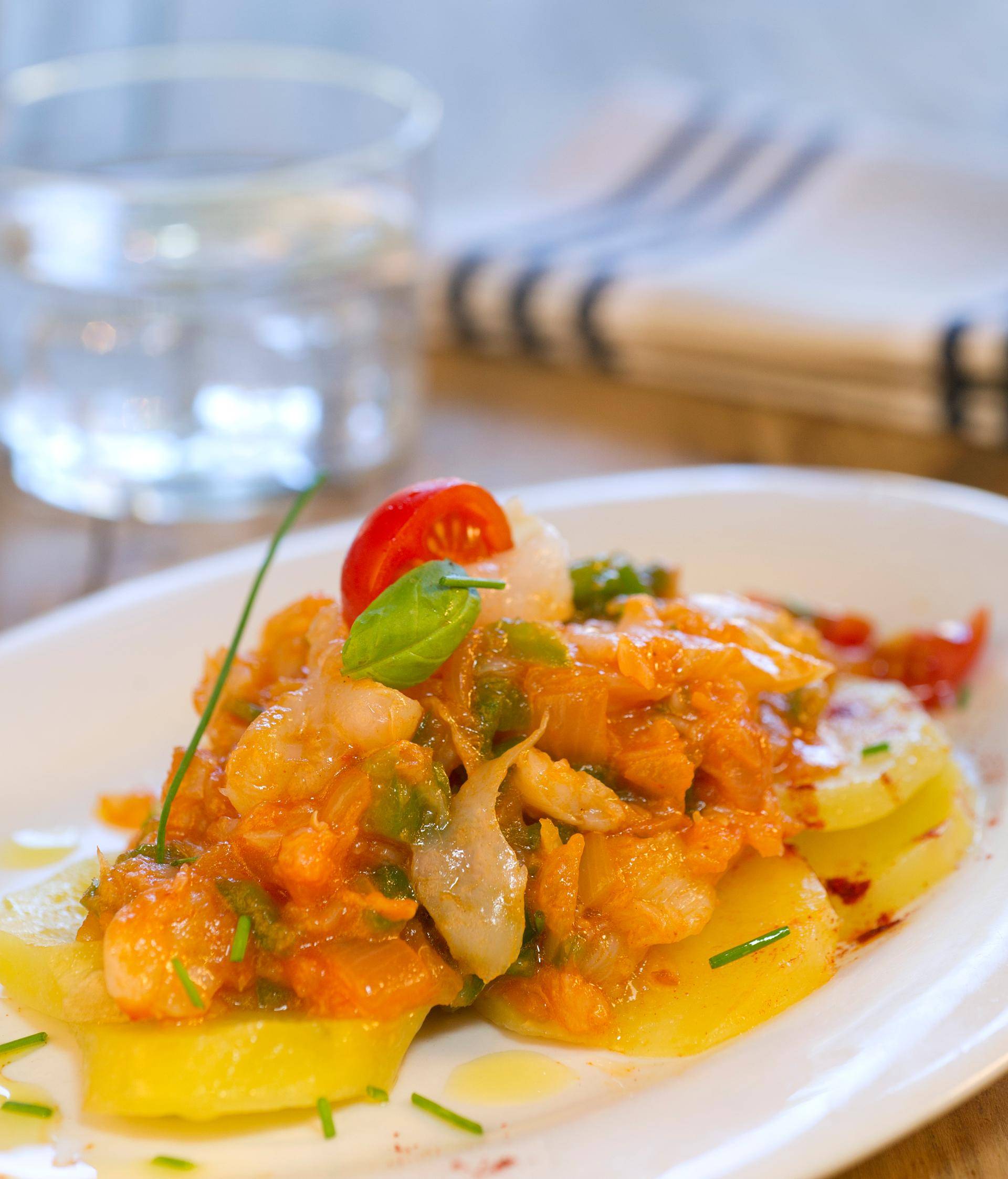 Bacalao ajoarriero - Receta Companion Connect XL | Moulinex