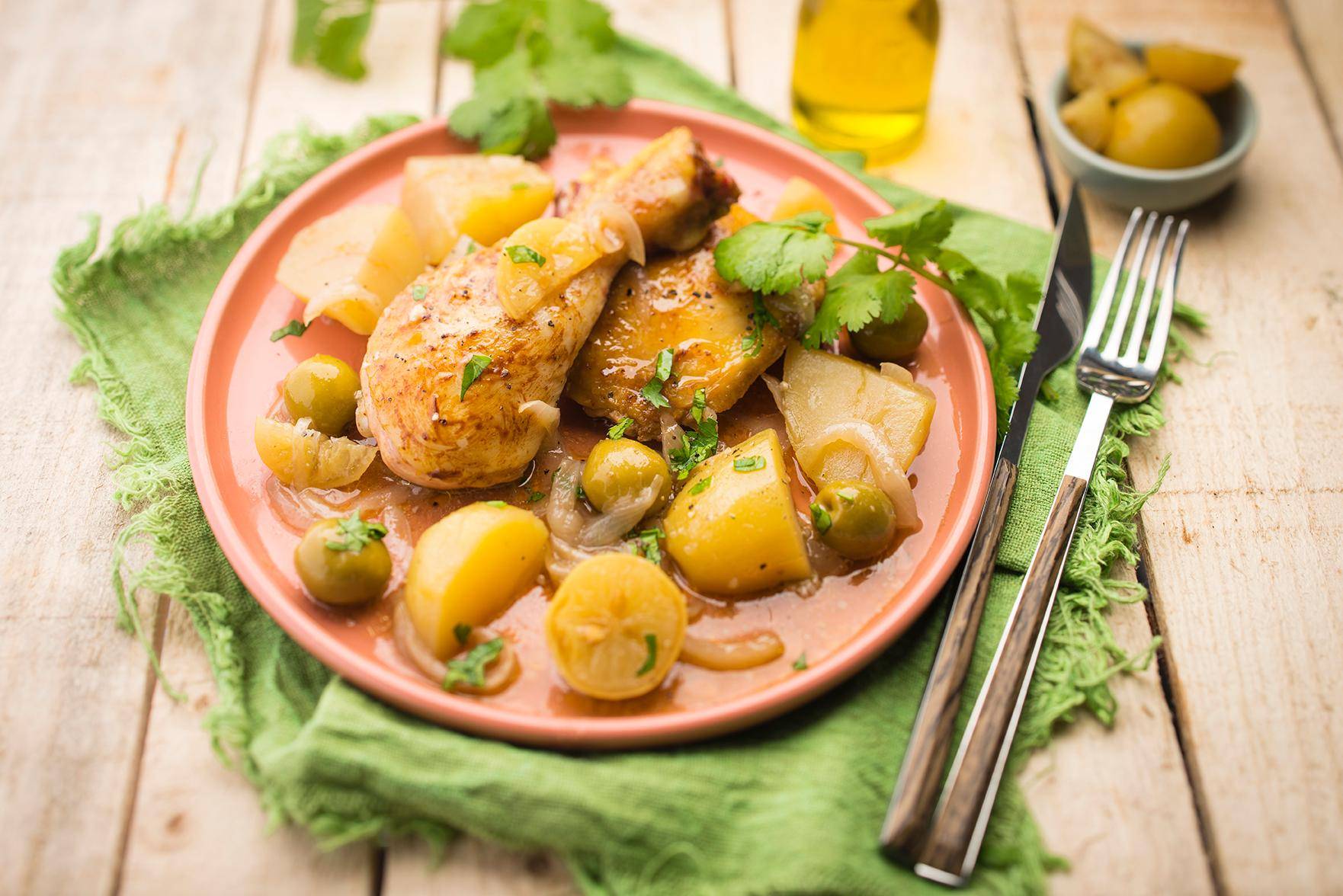 Tajín pollo con limón confitado - Receta Cookeo | Moulinex