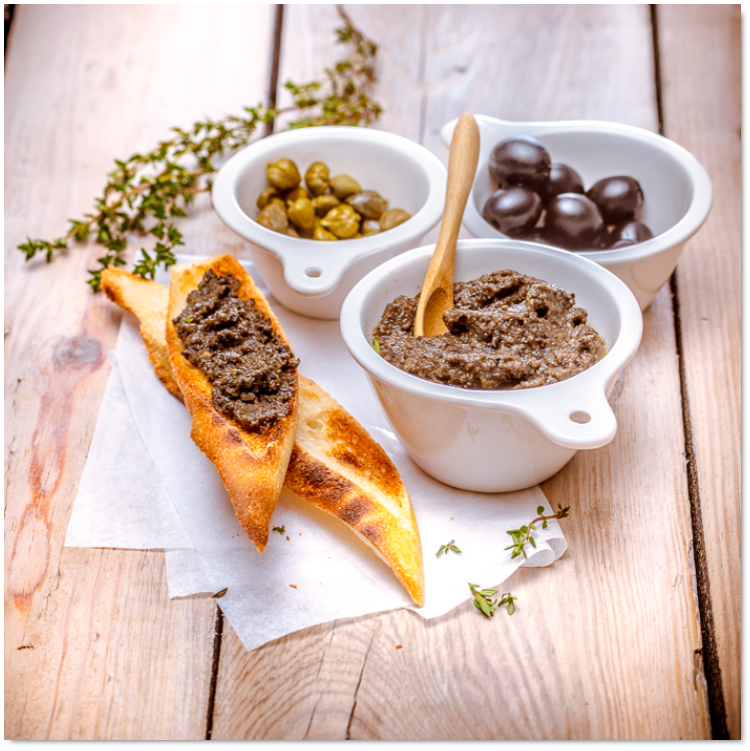 Olivada de aceitunas negras - Receta Companion | Moulinex