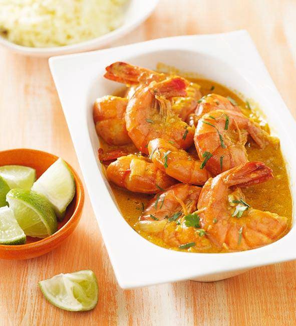 Curry de gambas - Receta Click&Cook | Moulinex