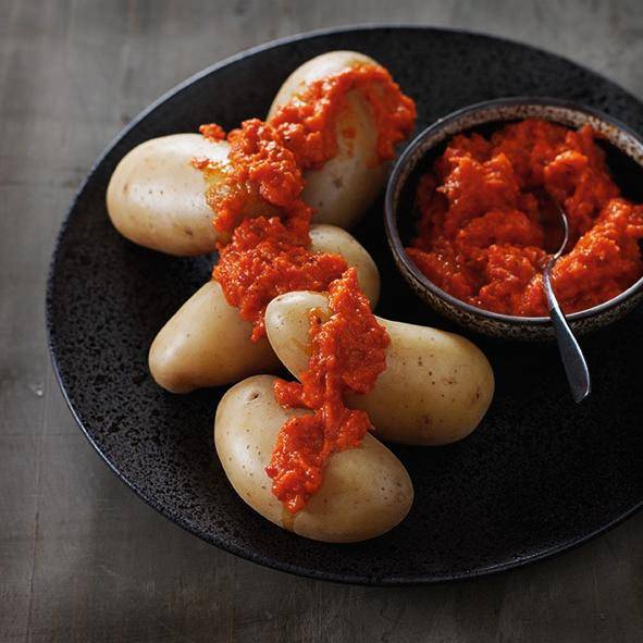 Patatas con salsa picante - Receta Click&Cook | Moulinex