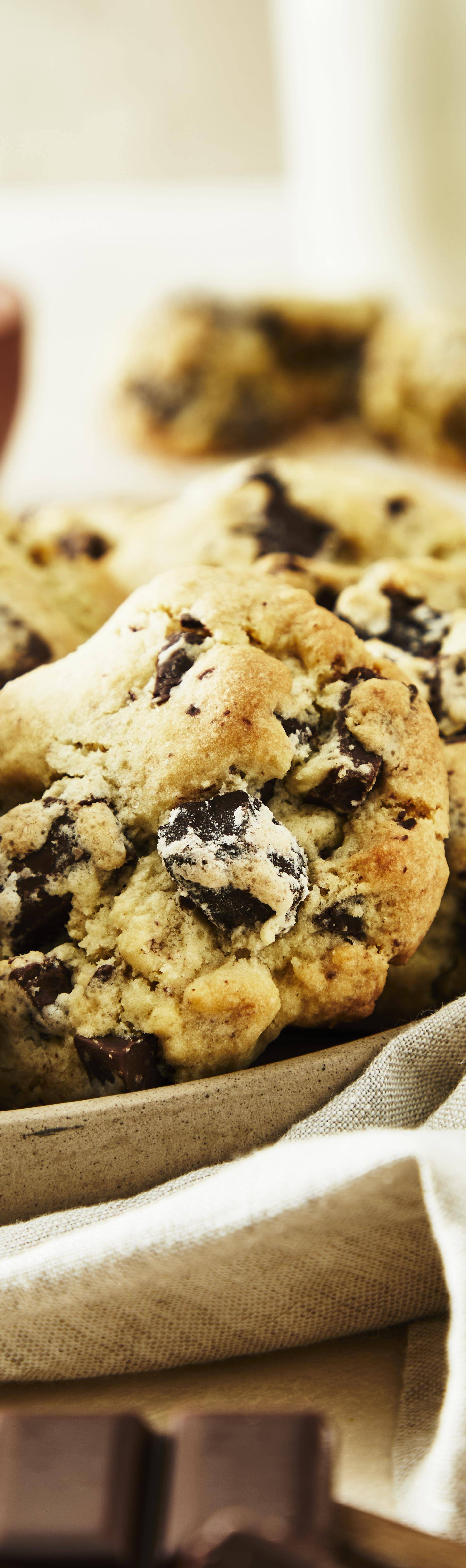 Galletas con trocitos de chocolate - Receta Crisp&Go 3P | Moulinex