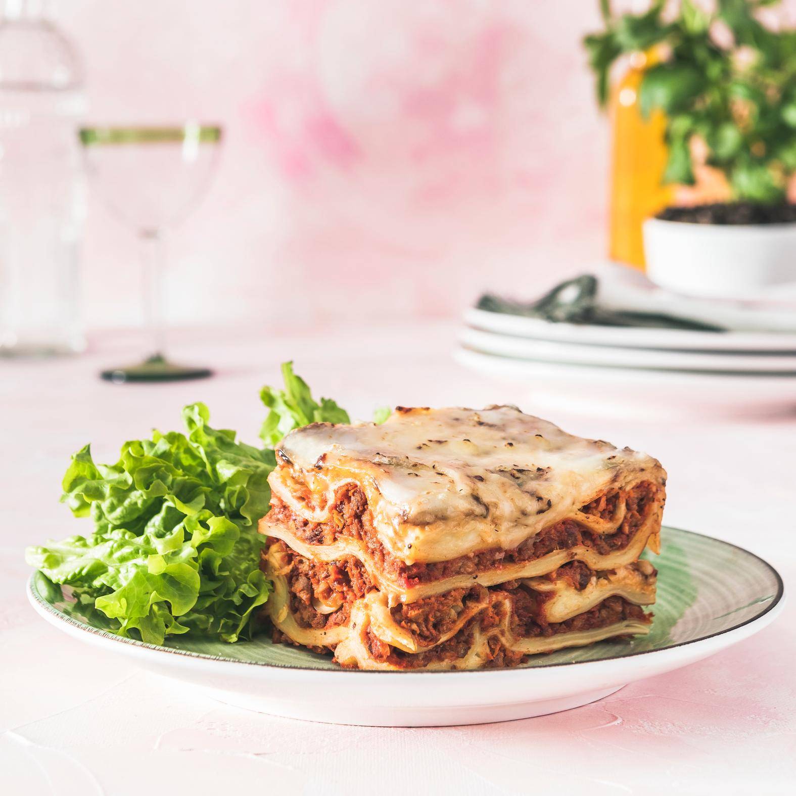 Lasaña vegetariana - Receta Companion | Moulinex
